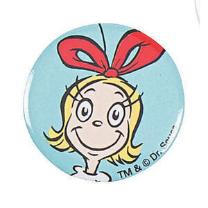 Dr. Seuss™ The Grinch 1" Holiday Pin GRINCH PIN IS COVER PIC or ALL 6 FOR $40!!